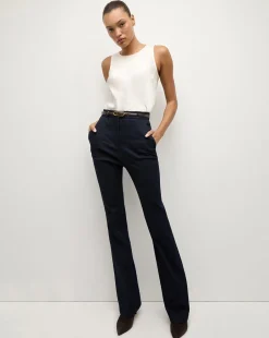 Veronica Beard Tops*Sabrina Stretch-Silk Tank Top in Ivory
