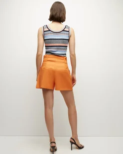 Veronica Beard Sweaters|Tops*Sandra Ribbed Tank in Blue Multi BlueMulti