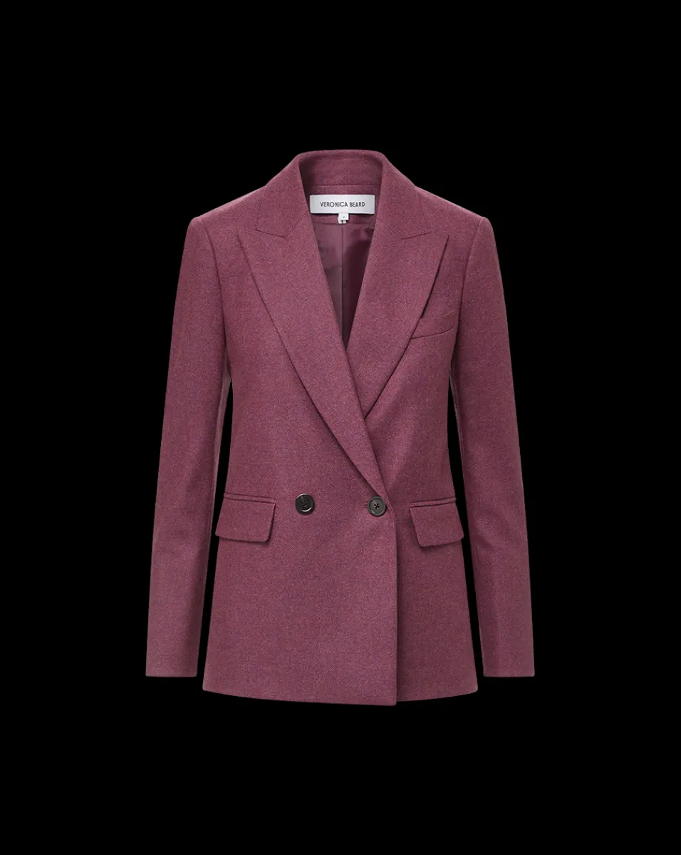Veronica Beard Jackets & Outerwear*Sevyn Dickey Jacket in Mauve VintageOrchid