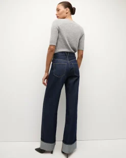 Veronica Beard Tops|Sweaters*Shana Short Sleeve Cashmere Sweater in Heather Grey HeatherGrey