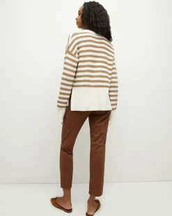 Veronica Beard Pants*Sia Twill Chinos in Deep Ochre DeepOchre