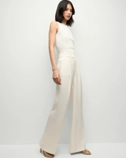 Veronica Beard Tops|Sweaters*Sid Sleeveless Crew-Neck Pullover in White Off-White