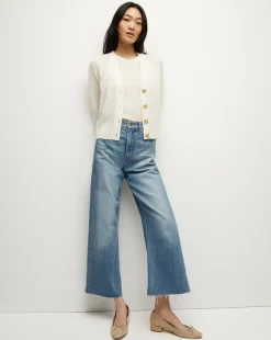 Veronica Beard Sweaters|Tops*Solene Cashmere Cardigan in Ivory