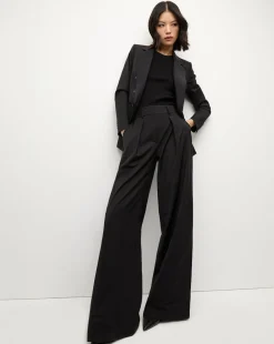 Veronica Beard Pants|Matching Sets*Sonia Wide Leg Tailored Pant in Black