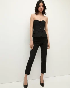 Veronica Beard Pants|The Veronicas' Favorites*Stila Cropped Straight Leg Pant in Black