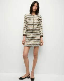 Veronica Beard Jackets & Outerwear|Matching Sets*Sumira Metallic Tweed Jacket in Blue/Ivory