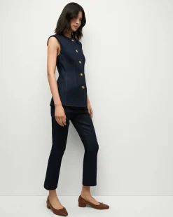 Veronica Beard Pants|Matching Sets*Tani Denim Pant in Dark Oxford DarkOxford