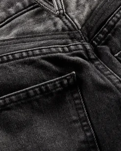 Veronica Beard Jeans*Taylor Two-Tone Cropped Wide-Leg Jean in Volcanic Stone Colorblock VolcanicStoneColorblock