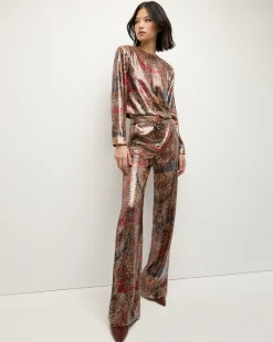 Veronica Beard Pants|The Veronicas' Favorites*Tonelli Pant in Red Multi RedMulti