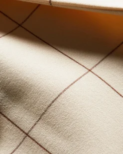 Veronica Beard Pants*Tonelli Plaid Pant in Ecru/Deep Ochre Ecru/DeepOchre