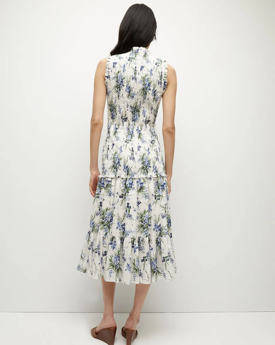 Veronica Beard Dresses*Verena Cotton Dress in Off-White Multi Off-WhiteMulti