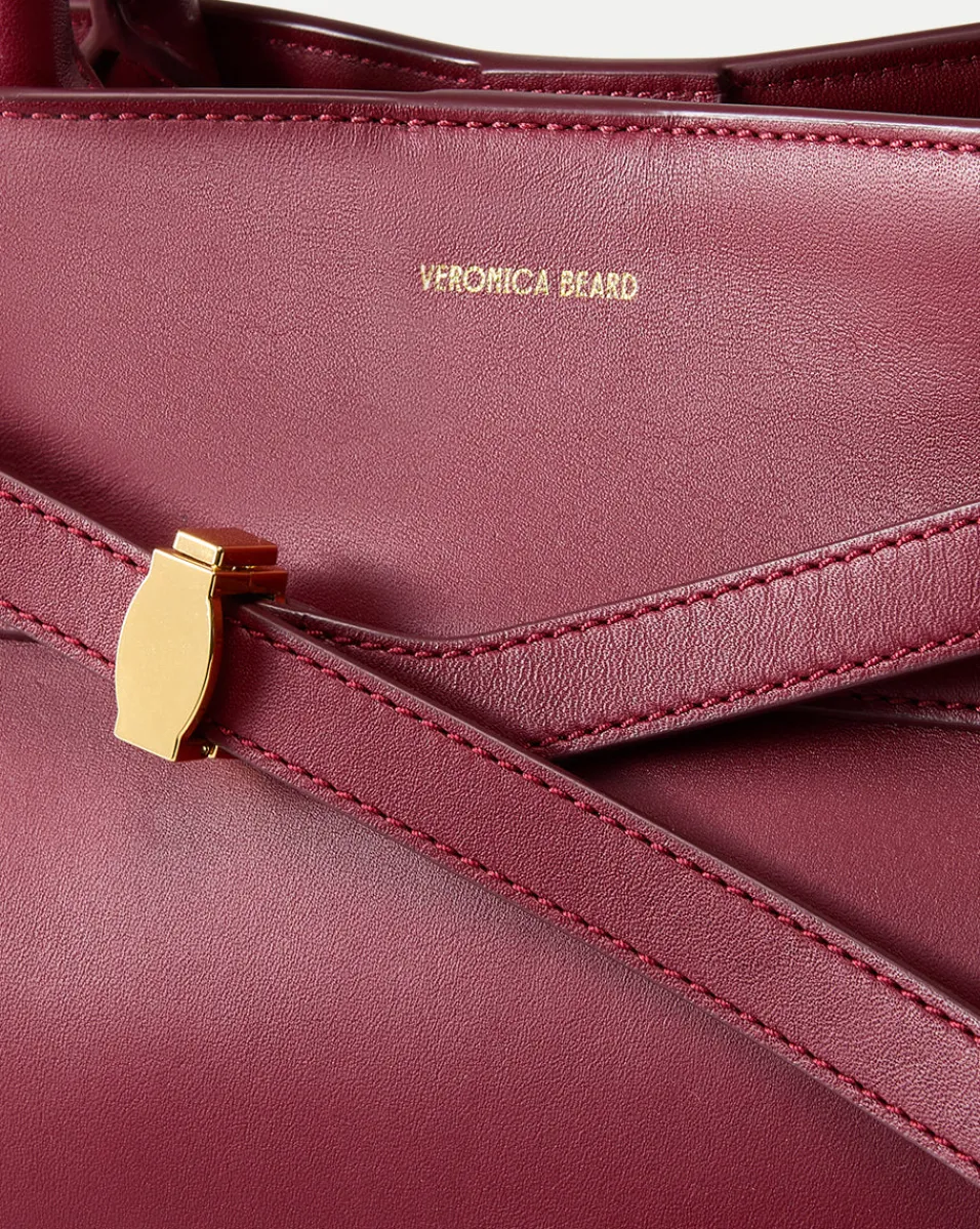 Veronica Beard Crossbody Bags|The Gift Guide*Dash Bag in Burgundy Leather Oxblood